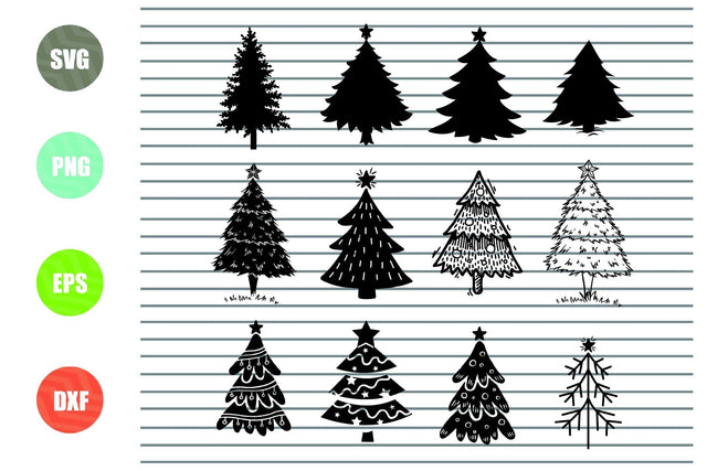 Christmas Tree Svg, Christmas Tree Cut File Svg, Christmas Svg SVG Artstoredigital 