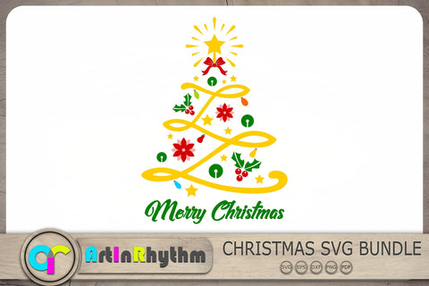 Christmas Tree Svg, Christmas Tree Svg Bundle, Christmas Svg, Christmas Cliparts SVG Artinrhythm shop 