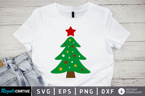 Christmas tree SVG Design SVG Regulrcrative 