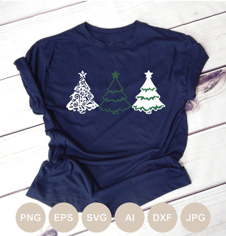 Christmas Tree Svg file Bundle, Christmas Tree Cut file, Christmas Svg, Christmas Ornament, Merry Christmas, Holiday Design, Winter, Cricut SVG BogeliaVector 