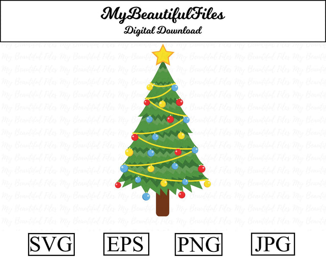 Christmas tree SVG MyBeautifulFiles 