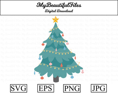 Christmas tree SVG MyBeautifulFiles 