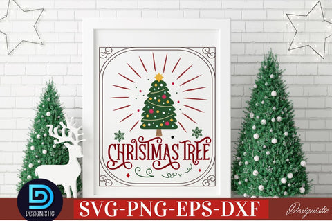 Christmas tree SVG SVG DESIGNISTIC 