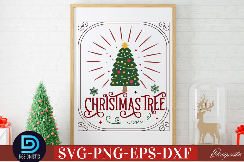 Christmas tree SVG SVG DESIGNISTIC 
