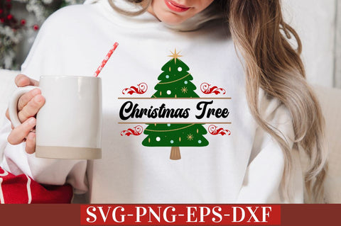 Christmas tree SVG SVG DESIGNISTIC 