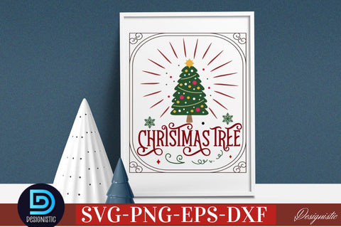 Christmas tree SVG SVG DESIGNISTIC 