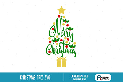Christmas Tree Svg SVG Pinoyart Kreatib 