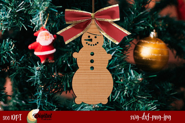 Christmas Tree Toys Laser Cut. Christmas 3D Decoration Laser Cut SVG Evgenyia Guschina 