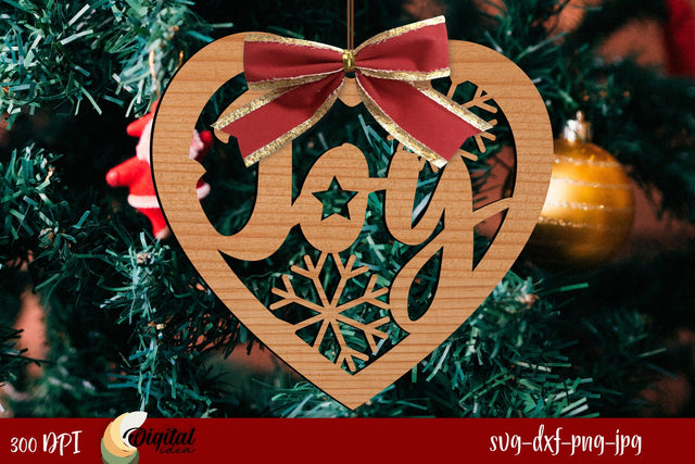 Christmas Tree Toys Laser Cut. Christmas 3D Decoration Laser Cut SVG Evgenyia Guschina 