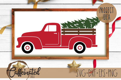 Christmas Tree Truck svg, Christmas svg SVG Caffeinated SVGs 