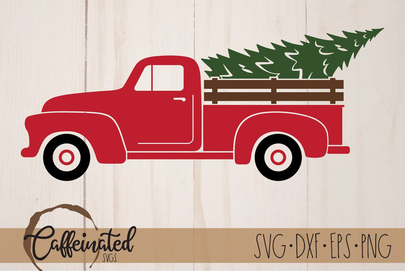 Christmas Tree Truck svg, Christmas svg - So Fontsy