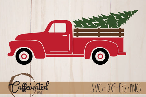 Christmas Tree Truck svg, Christmas svg SVG Caffeinated SVGs 