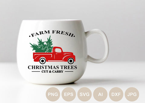 Christmas Mug Quotes Svg. Farmhouse Xmas Graphic by StudioSVG