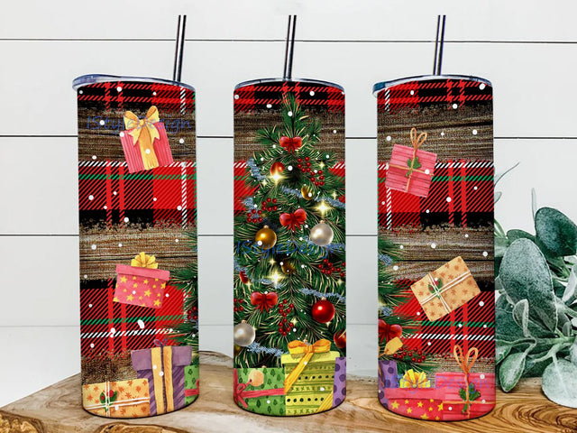 Christmas Tree Tumbler Png, 20oz Skinny Tumbler Sublimation Designs, Christmas Png, Christmas Tumbler Png, Tumbler Sublimation Designs Sublimation iStyleDesign 