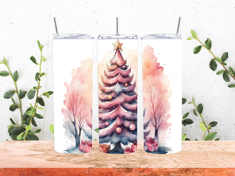 Christmas Trees 20oz Tumbler Sublimation Sublimation Creativeart88 