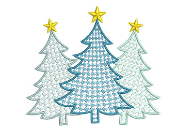 Christmas Trees Embroidery Design Embroidery/Applique DESIGNS NextEmbroidery 