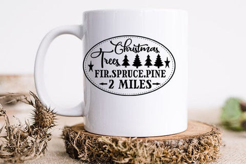 Christmas Trees Fir.spruce.pine 2 Miles SVG Angelina750 