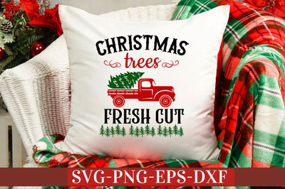 Christmas trees fresh cut SVG SVG DESIGNISTIC 