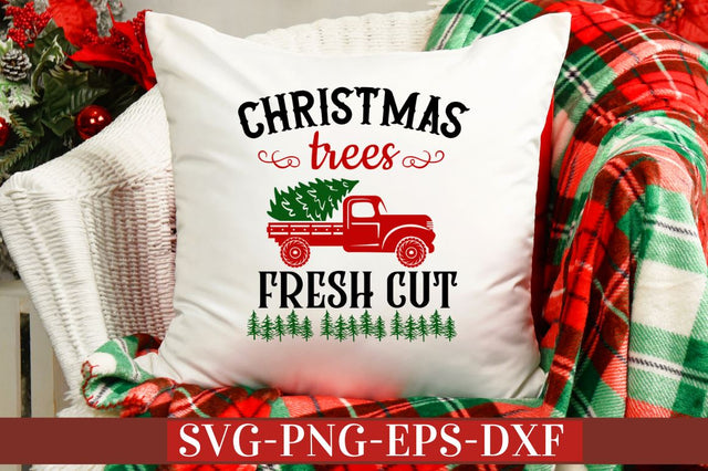 Christmas trees fresh cut SVG SVG DESIGNISTIC 