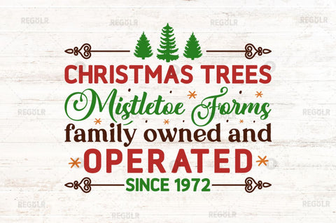 Christmas trees mistletoe forms SVG SVG Regulrcrative 
