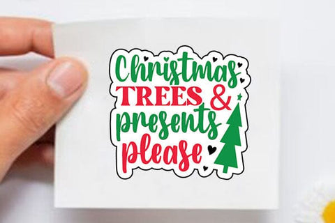 christmas trees & presents please SVG Angelina750 