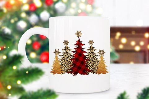 Christmas Trees Sublimation- Christmas Sublimation Sublimation Happy Printables Club 