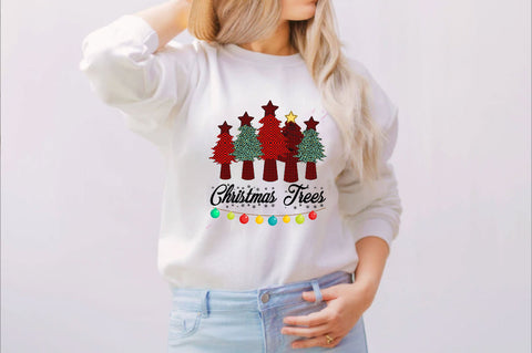 Christmas Trees Sublimation SVGArt 