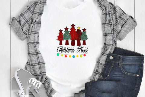 Christmas Trees Sublimation SVGArt 