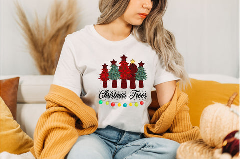 Christmas Trees Sublimation SVGArt 