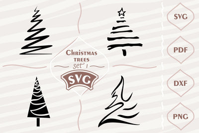 Christmas Trees - SVG bundle 1 SVG Digital Mojito 