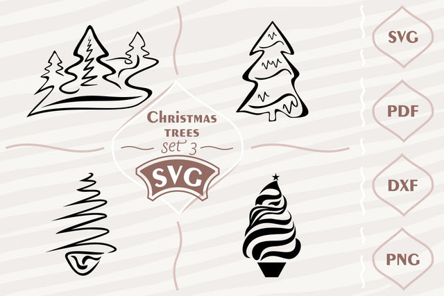 Christmas Trees - SVG bundle 3 SVG Digital Mojito 