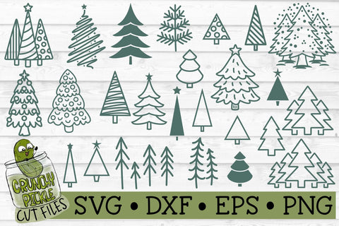 Christmas Trees SVG Bundle SVG Crunchy Pickle 