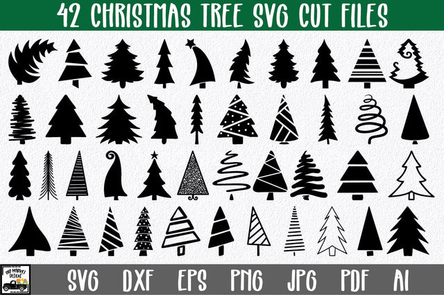 Christmas Trees SVG Cut File Bundle SVG Old Market 