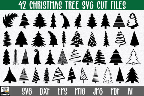 Christmas Trees SVG Cut File Bundle SVG Old Market 