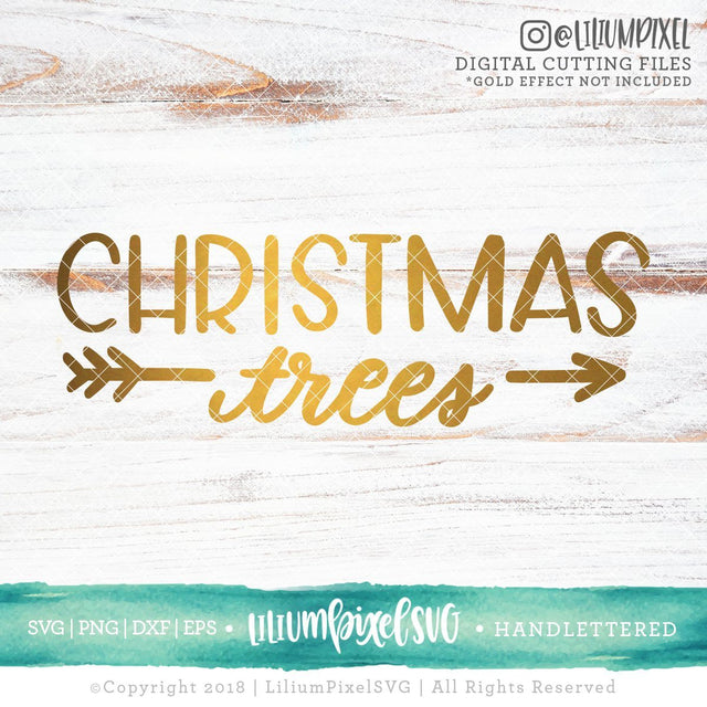 Christmas Trees SVG Lilium Pixel SVG 