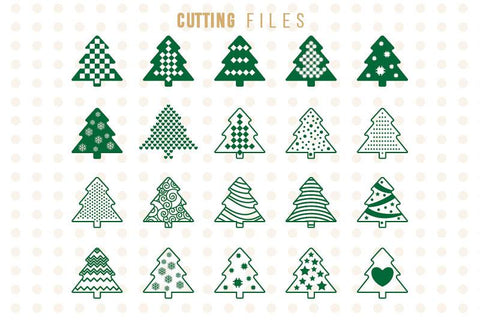 Christmas Trees SVG SVG VectorSVGdesign 