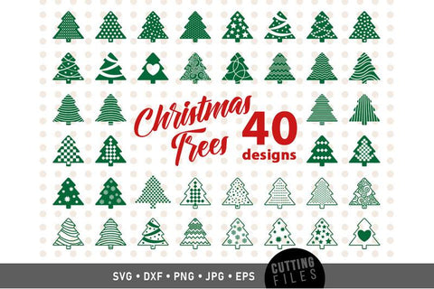 Christmas Trees SVG SVG VectorSVGdesign 