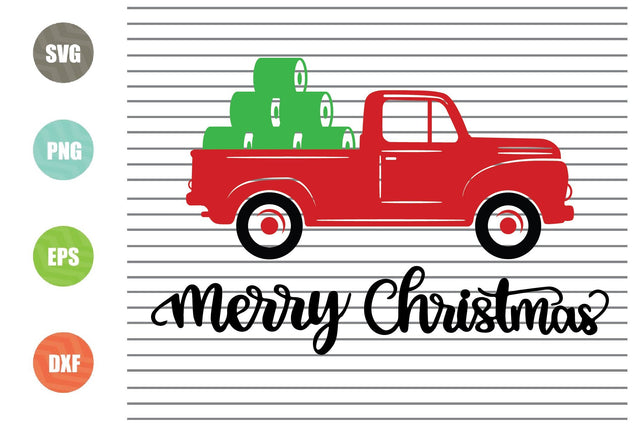 Christmas Truck SVG Bundle, Christmas Tree Svg, Leopard Truck Svg, Winter Holiday, Kids Silhouette Png Eps Dxf Vinyl Decal Digital Cut Files SVG Artstoredigital 