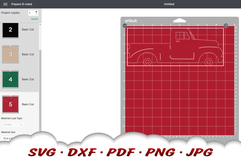 Christmas Truck SVG | Merry Christmas SVG | Red Truck SVG SVG Cloud9Design 