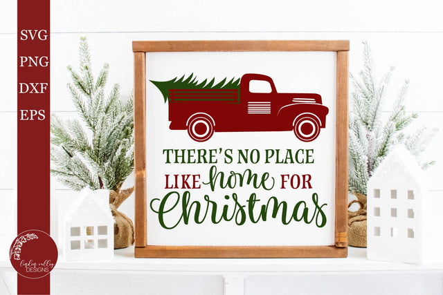 Christmas Truck SVG-No Place Like Home SVG SVG Linden Valley Designs 