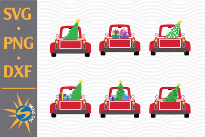 Christmas Truck SVG, PNG, DXF Digital Files Include SVG SVGStoreShop 