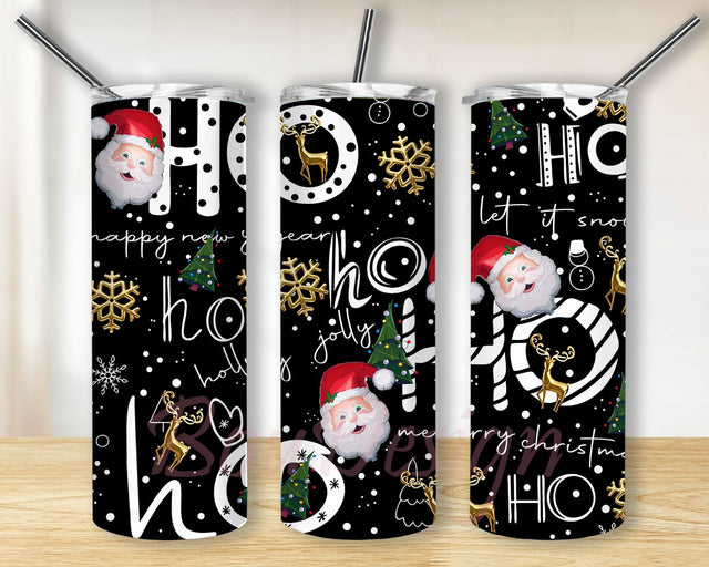 Christmas Tumbler 20 oz Skinny, Tumbler Sublimation Designs, Merry Christmas PNG, Christmas Full Tumbler Wrap, Digital Downloads Sublimation BouDesign 