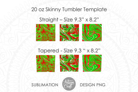 Christmas tumbler, 20 oz sublimation design, marble effect SVG Artisan Craft SVG 
