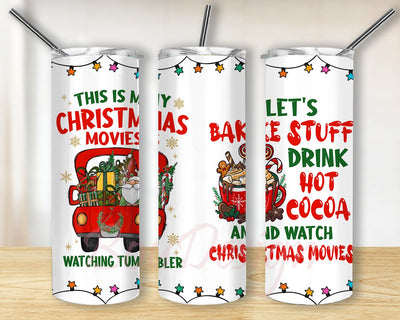 Christmas Tumbler PNG, Christmas Tumbler Wrap, Christmas Tumbler Wrap Sublimation Sublimation BouDesign 
