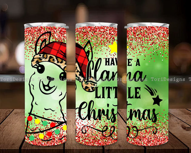 Christmas Tumbler Png, Merry Christmas 20oz Skinny Tumbler Sublimation Designs Sublimation ToriDesigns 