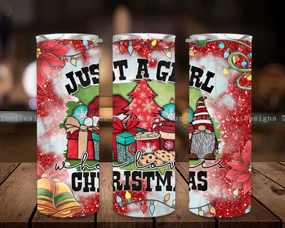 Christmas Tumbler Png, Merry Christmas 20oz Skinny Tumbler Sublimation Designs Sublimation ToriDesigns 