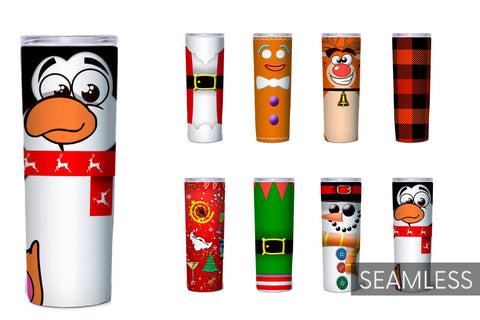 Christmas Tumbler Sublimation Bundle Sublimation SvgOcean 