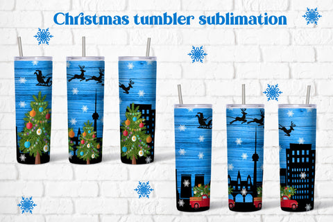 Christmas tumbler sublimation | Christmas tumbler wrap Sublimation Svetana Studio 