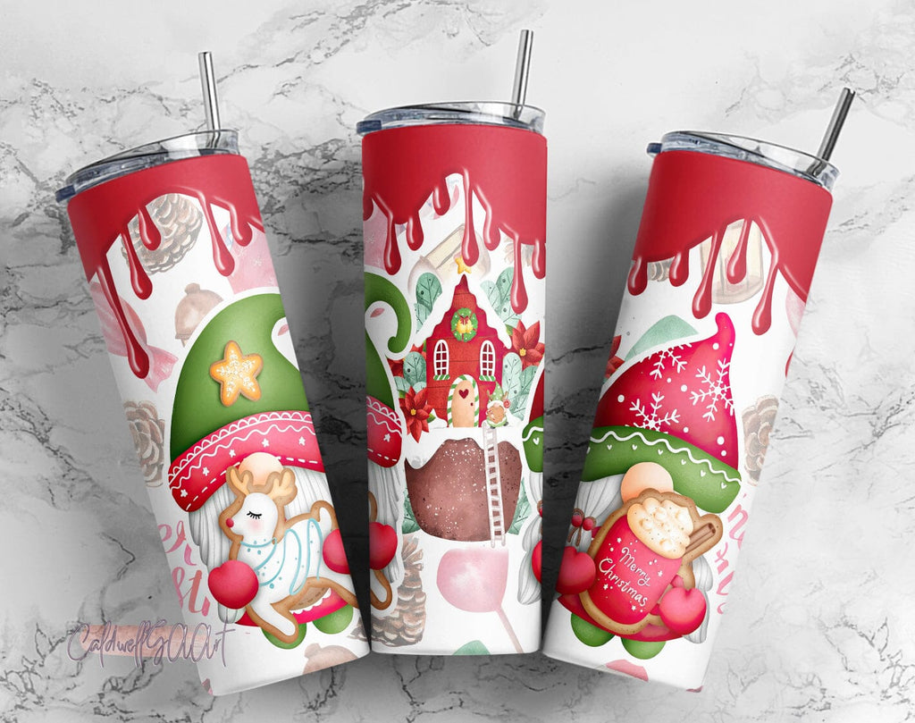 Christmas Tumbler Sublimation Designs 20oz Skinny Tumbler Bundle Wrap, Cartoon Funny Christmas