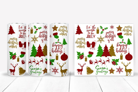 Christmas Tumbler Sublimation I 20 Oz Christmas Tumbler PNG Sublimation Happy Printables Club 